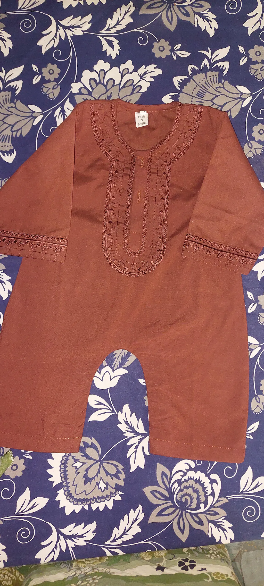 Kurta Full Romper (0-12M)