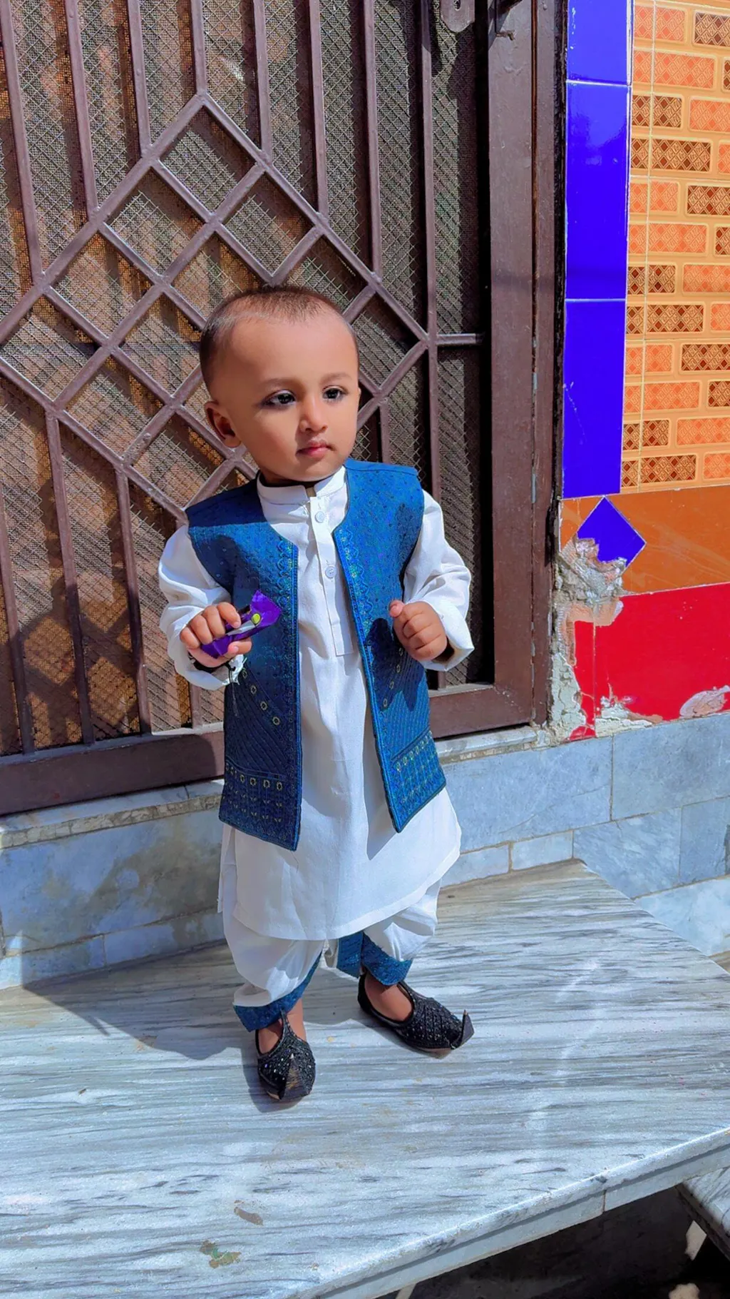 3 Pc Dhoti + Kurta + Waistcoat (9-36M)