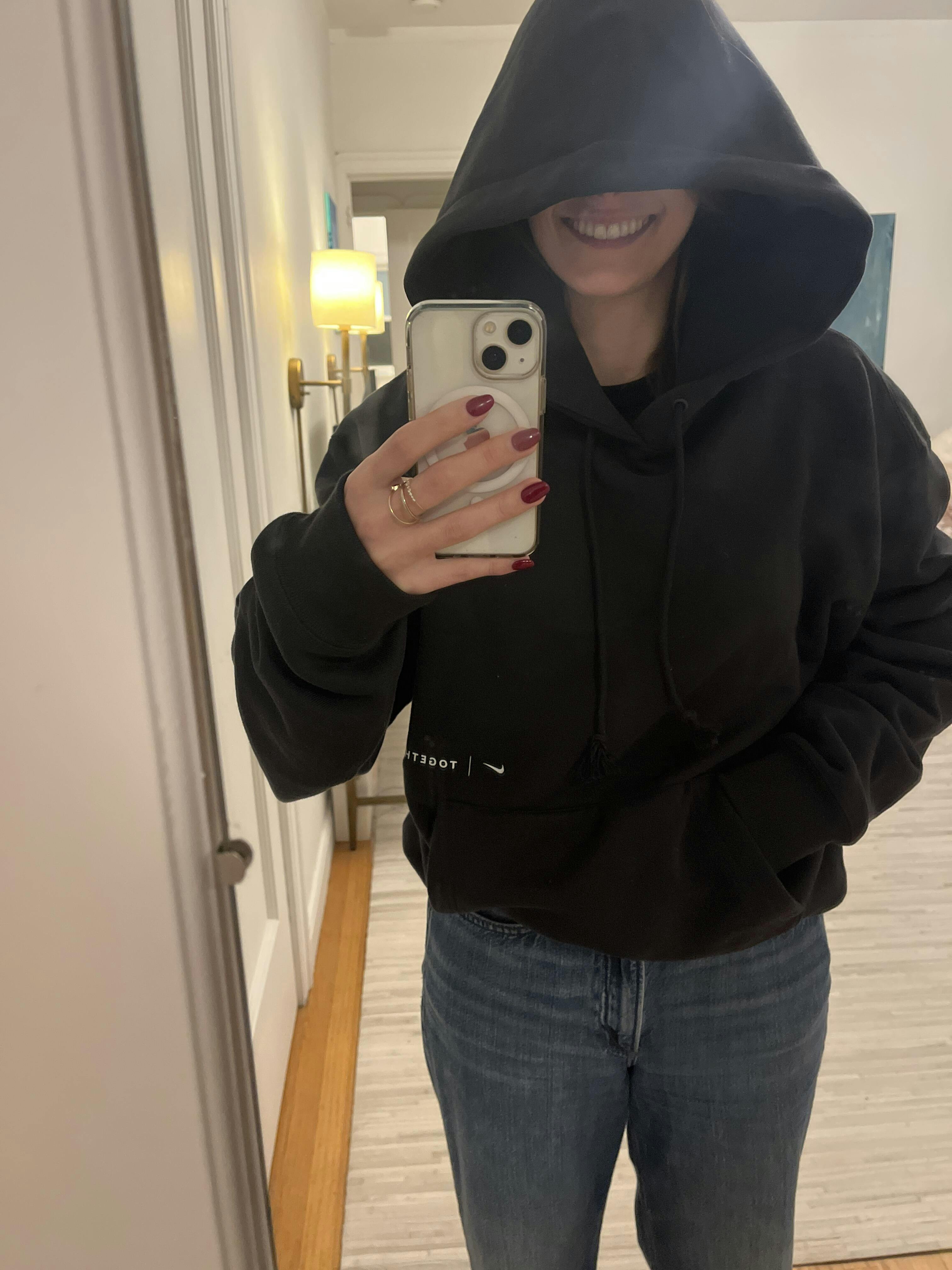 Everyone Watches Women's Sports™ Black Hoodie – Togethxr