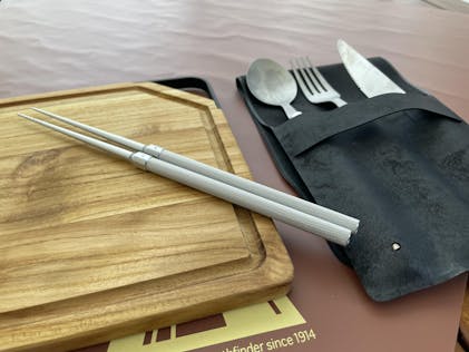 キャンプ・アウトドア 軽量箸 シルバー - 東京クラフト【公式