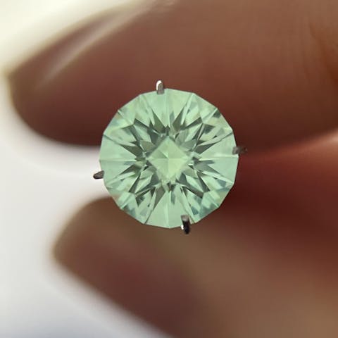 Light Paraiba Colored Lab Created Corundum Sapphire Faceting Rough for Gem Cutting - Various Sizes