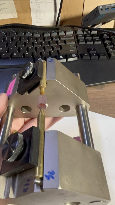 Synthetic Pulled Alexandrite - Laser Rod Cut Offs