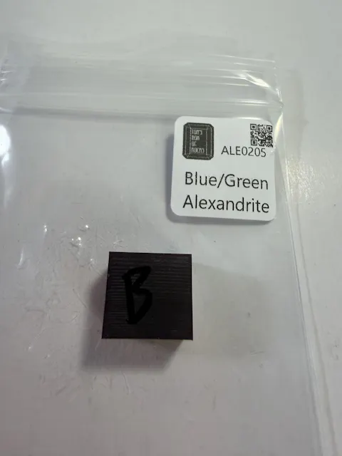 Synthetic Alexandrite Gemstone Rough - Green