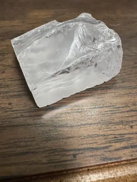 White Cubic Zirconia Faceting Rough for Gem Cutting - Various Sizes