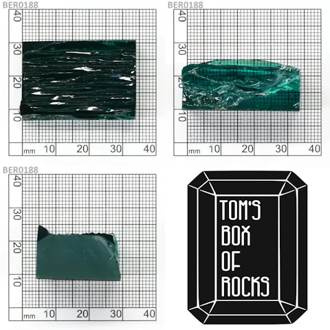 Hydrothermal Colombian Emerald - Grade A - Faceting Rough