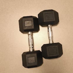 משקולת יד משושה קלאסי - 10₪ לק"ג