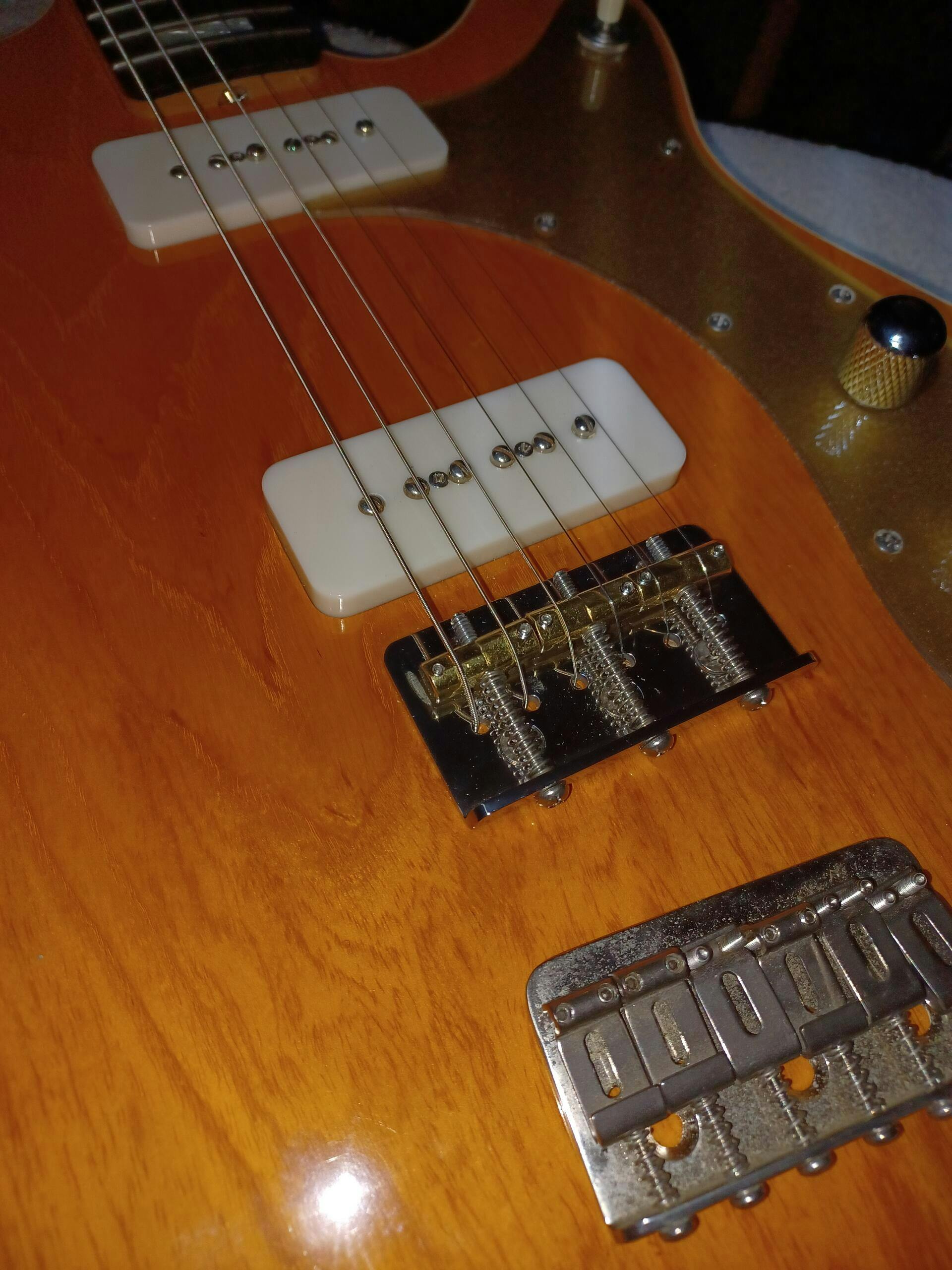 Tele Parts Callaham USA-Made Hardtail Bridge For PRS SE Guitars - Machined Steel Billet With MannMade Studs Gotoh Bridge