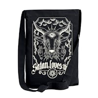 Love Satan Canvas Tote Bag