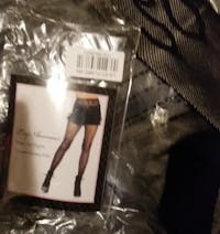 Leg Avenue | Plus Black Flames Fishnet Stockings
