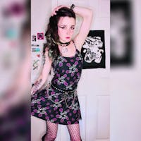 RoseGram Roses Pentagram Skater Dress