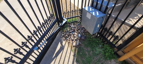 TOPENS A5S Solar Single Swing Gate Opener