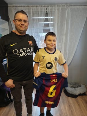 Koszulka Retro Trzecia Wyjazdowa Barcelona 2013/14