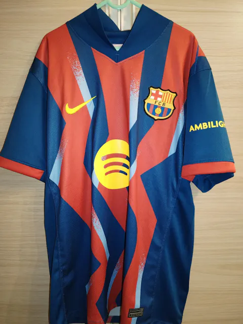 Męska Koszulka Czwarta Wyjazdowa Barcelona 2025/26