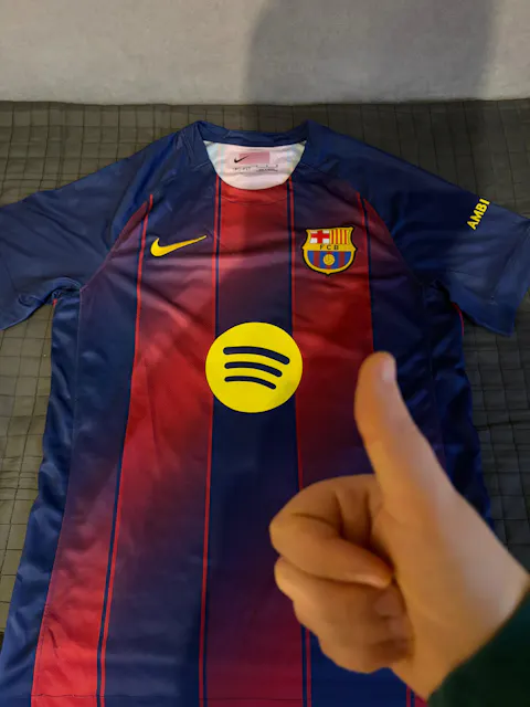 Męska Koszulka Domowa Barcelona 2025/26 [PREMIUM]