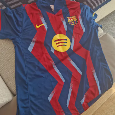 Męska Koszulka Czwarta Wyjazdowa Barcelona 2025/26