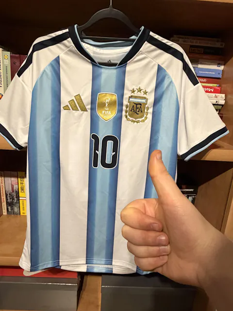 Męska Koszulka Domowa Argentina MESSI #10 World Cup 2026 [PREMIUM]