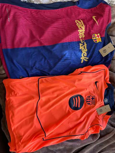 Męska Koszulka Domowa FC Barcelona X Travis Scott Wersja Piłkarska 2024/25 - Slim Fit
