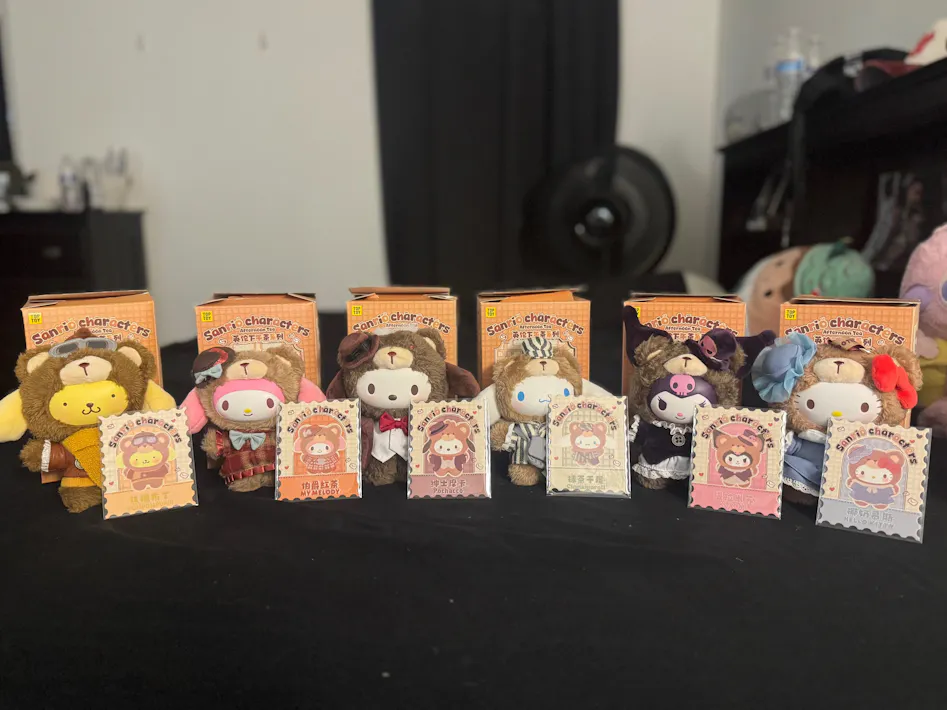 アフタヌーンティーシリーズ ビニールぬいぐるみキーホルダー ギフト