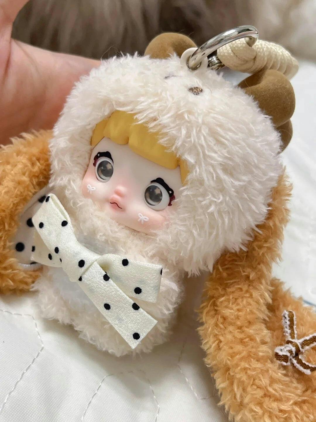 Nommi ベイビー スイートハート バニー ぬいぐるみ キーチェーン