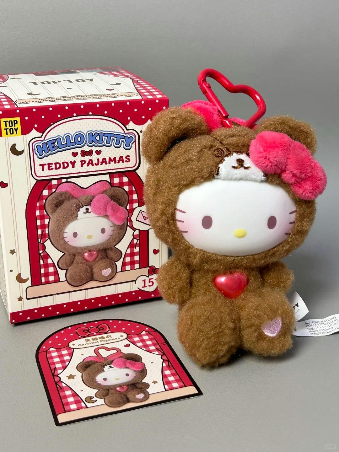 HELLO KITTY テディパジャマ ぬいぐるみキーホルダーシリーズ