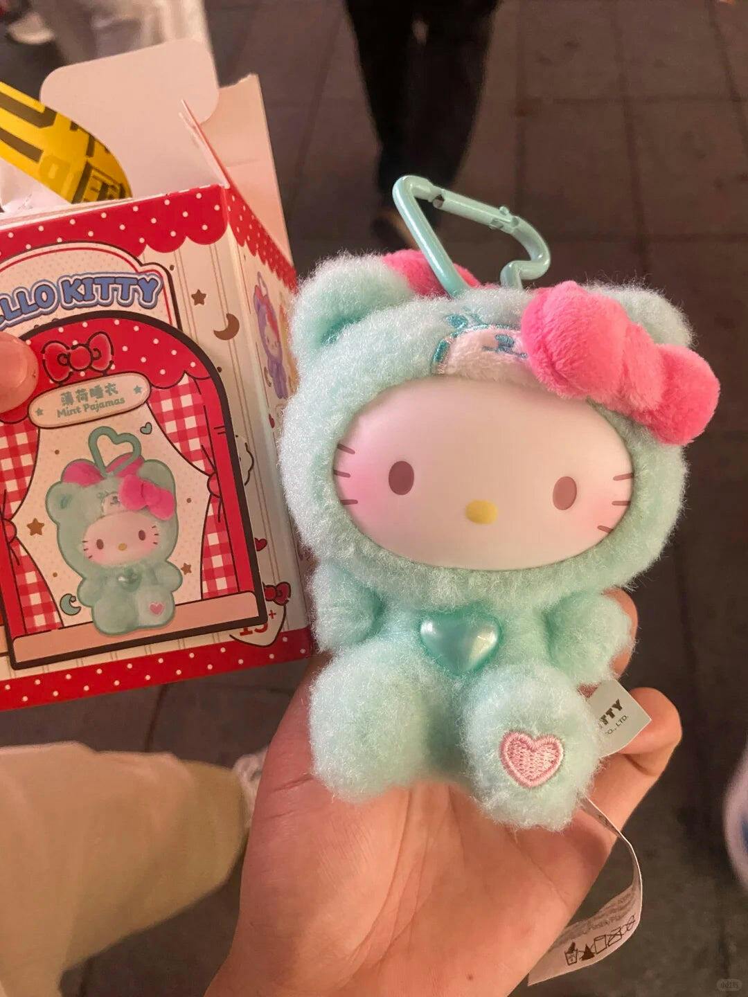 HELLO KITTY テディパジャマ ぬいぐるみキーホルダーシリーズ