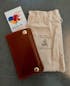 Rocado Shell Cordovan Mini Trucker Wallet, Luxury Compact Wallet