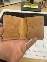 Rocado Shell Cordovan leather bifold wallet