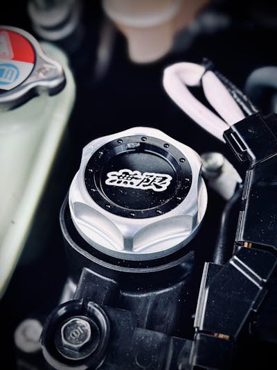 Mugen Hexagon Oil Filler Cap - Black