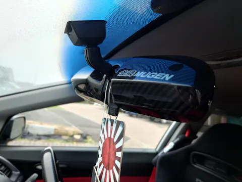 Mugen CFRP Rear View Mirror Cover- FN2, S660, FD2