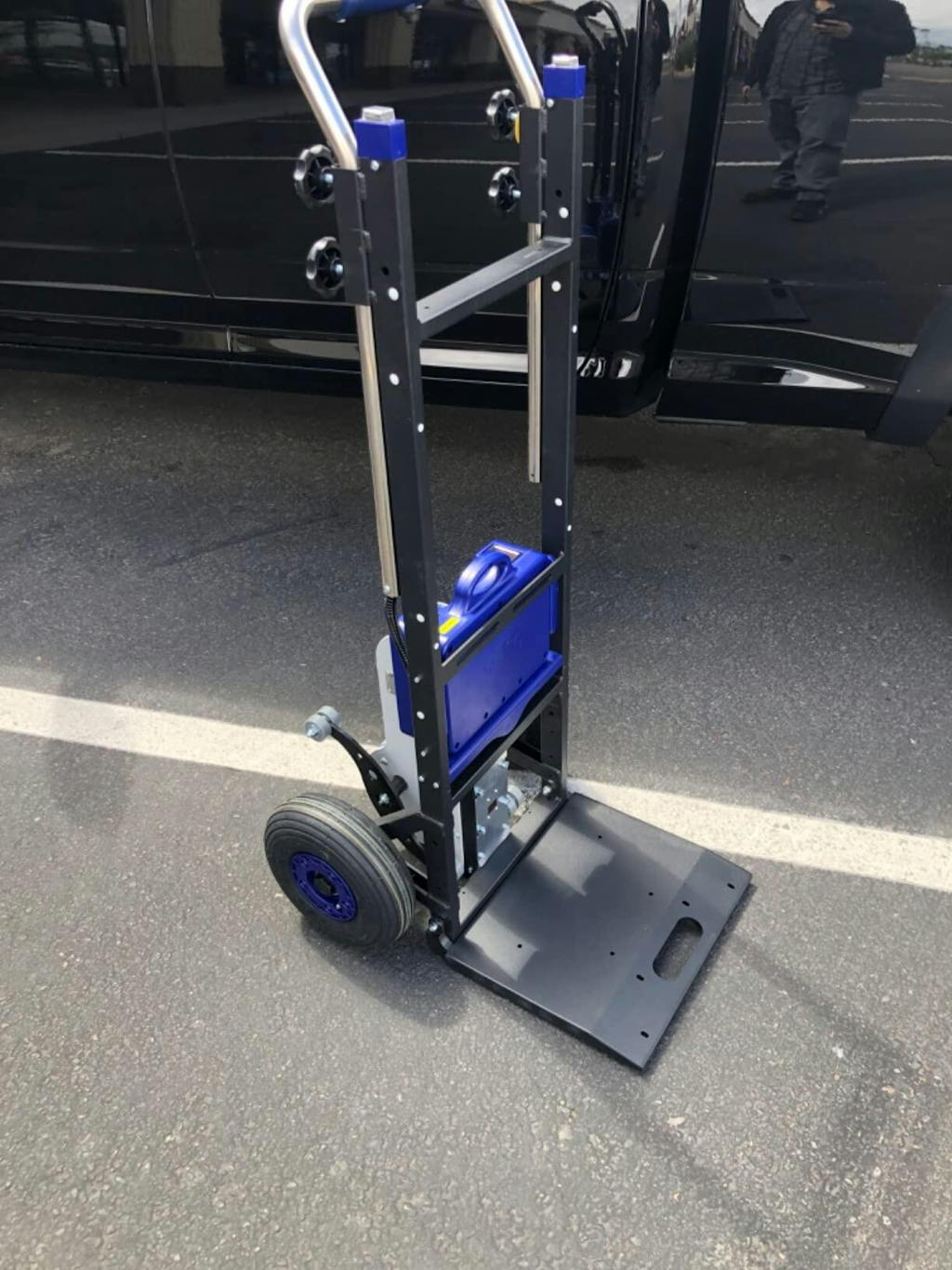 Motorized Stair Climber with Edge Brake – 463 lbs Capacity