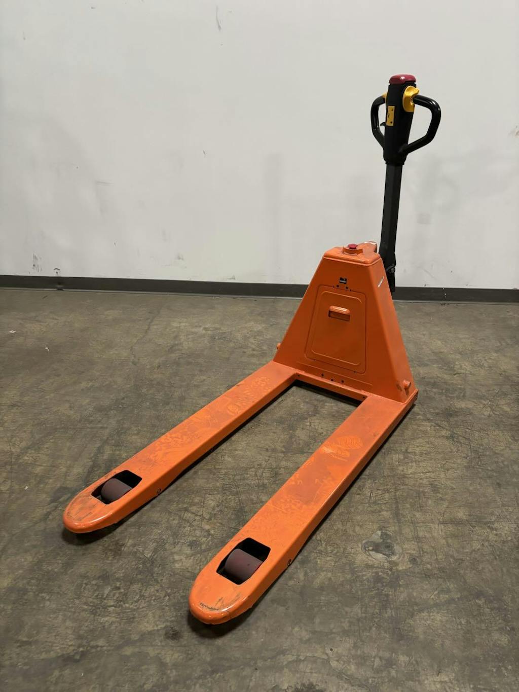 Electric Pallet Jack 3300 lb Capacity with 48"L x 27"W Forks Lithium Battery