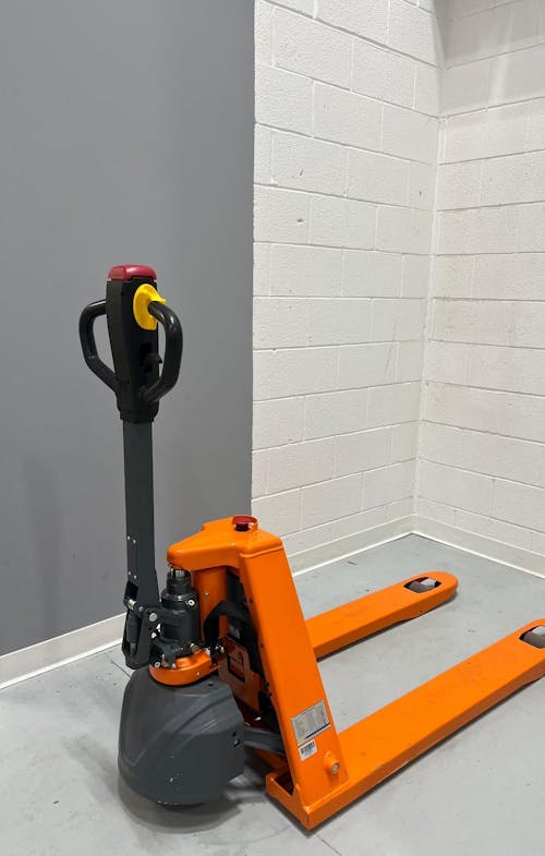 Electric Pallet Jack 3300 lb Capacity with 48"L x 27"W Forks Lithium Battery