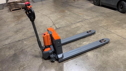 Electric Pallet Jack 3300/4400 lb Capacity with 48"L x 27"W Forks Lightweight Lithium Design