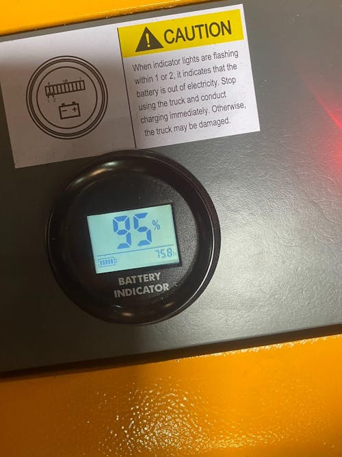 Electric Counterbalance Stacker – 1200 lb Capacity, 118" Lift Height