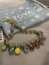 Anya Necklace in Antique Gold