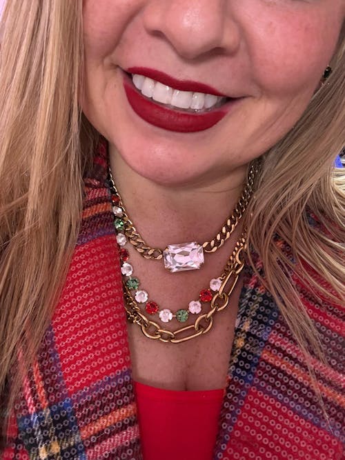 Darcy Necklace in Clear