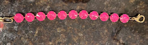 Croatia Bracelet in Electric Pink Brandy