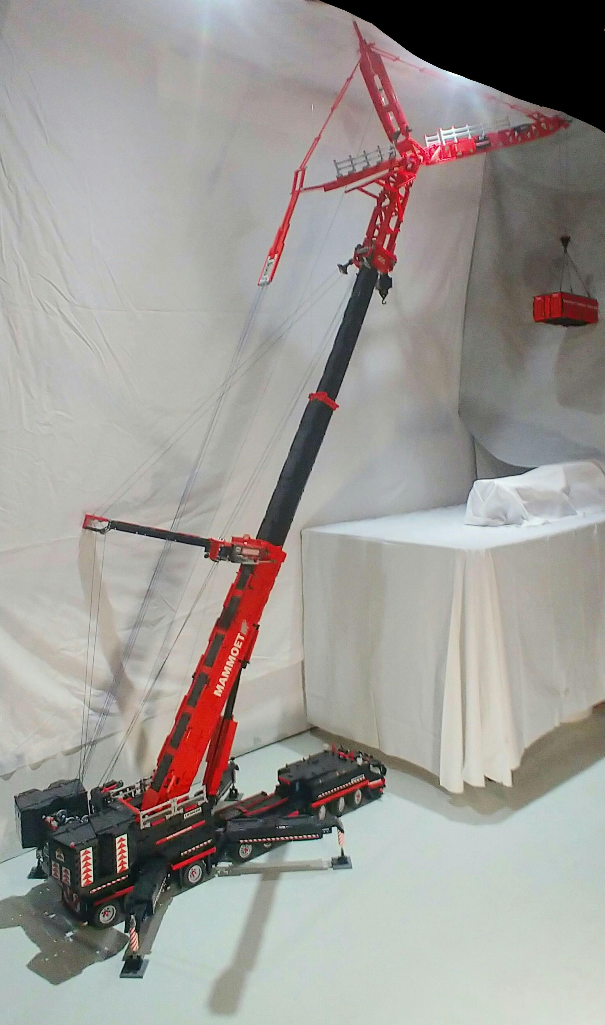 JIB Arm Extension for LIEBHERR LTM 1750 Crane MOC Brick Set – Toy