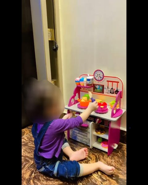 Mini Wooden Kitchen Set