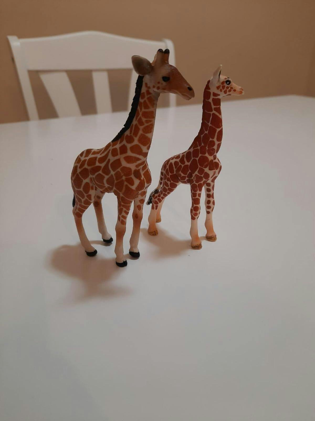 Toymany 4PCS Giraffe Family Figurines Playset | Animal Figurine Toy