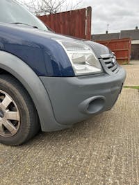 Fits Ford Transit Connect 2009-2013 Front Bumper Primed With Fog Light No Pdc Holes