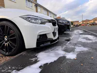 Fits BMW 3 Series F30 F31 Front Diffuser Splitter M Sport Look Lip Spoiler Mat Black