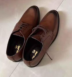 Men's Pure Leather Apron Toe Derby Shoes (Full Grain)