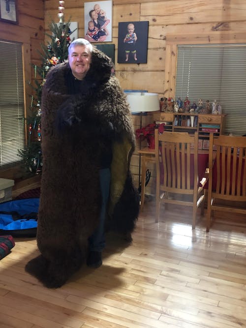 Buffalo/Bison Hair-On Hide Rug | Classic First-Grade