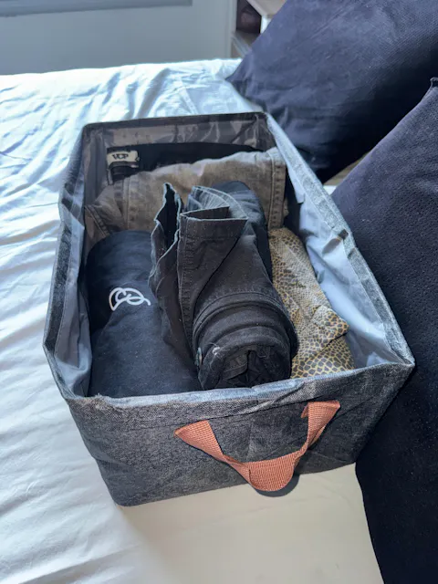 Organizador de ropa plegable