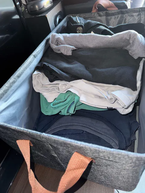 Organizador de ropa plegable