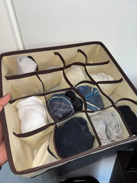 Organizador de tela - 16 espacios