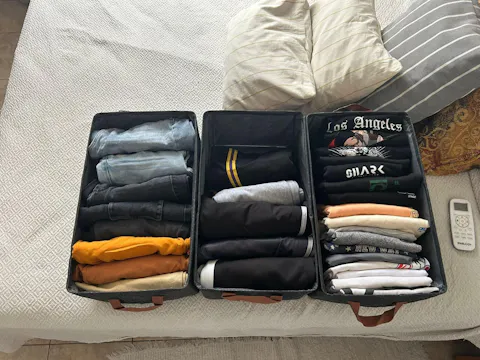 Organizador de ropa plegable