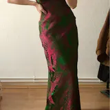 Silk Prom Dress Sewing Pattern PDF 00-14