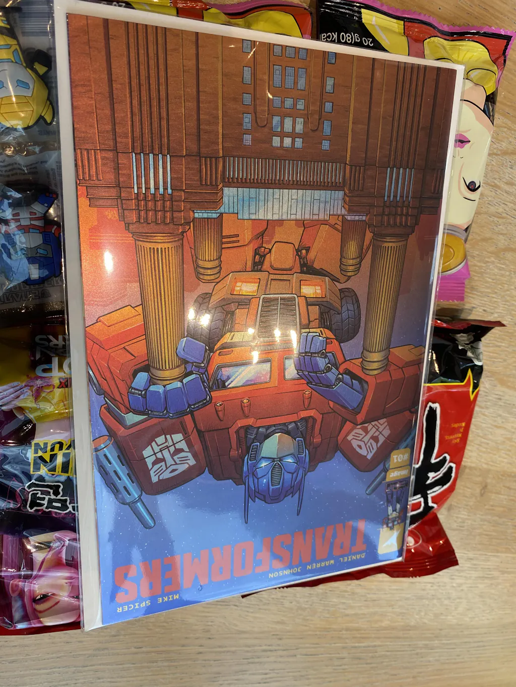 Transformers #1 Battersea Bespoke Comic (Metallic Cover)